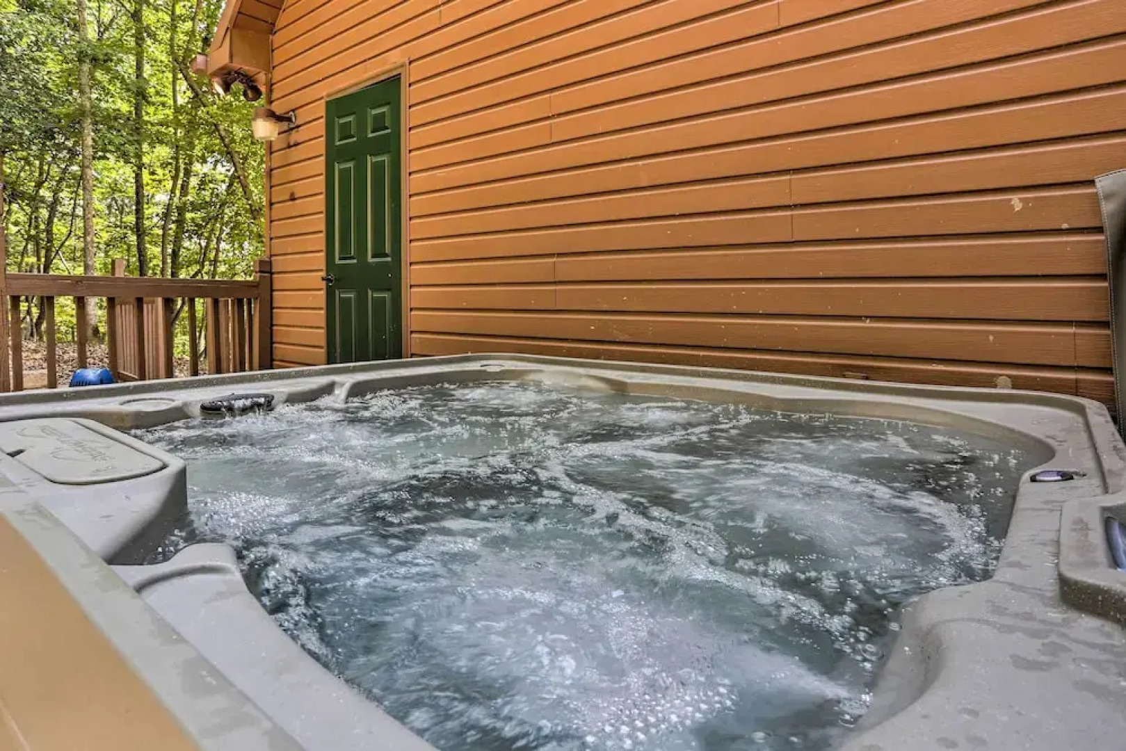 Ellijay Resort Cabin w/ Fire Pit, Decks, & Hot Tub