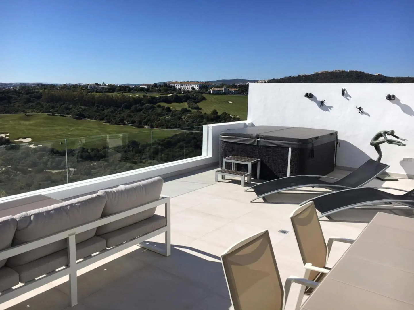 Finca Cortesin penthouse de luxe Le golfeur