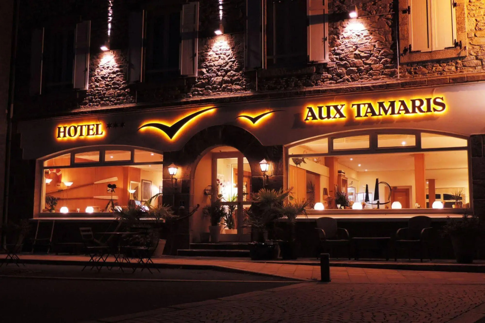 Hôtel Aux Tamaris - Vue Mer