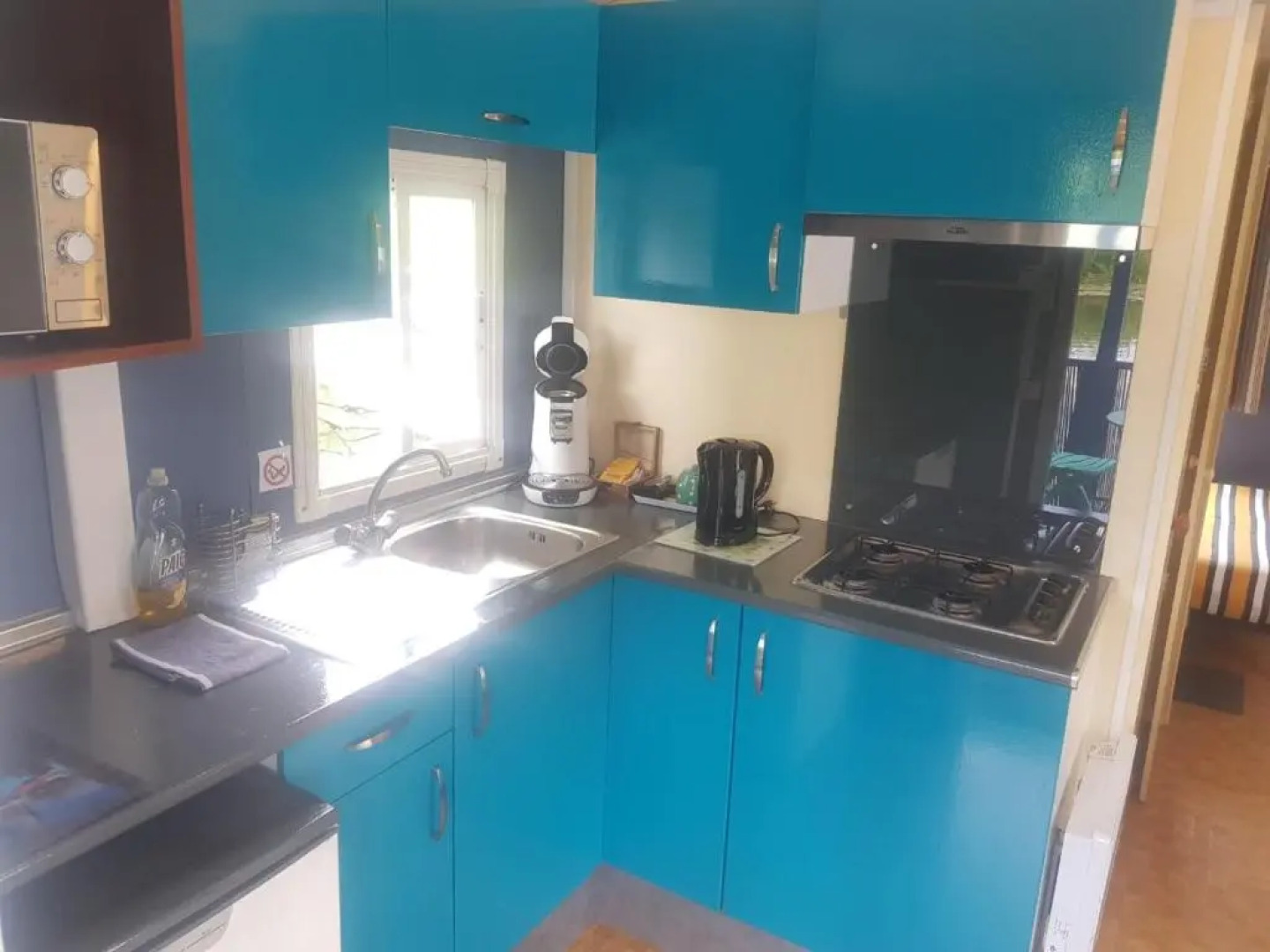 Cottage insolite option jacuzzi Seurre proche Beaune vue panoramique sur l'eau