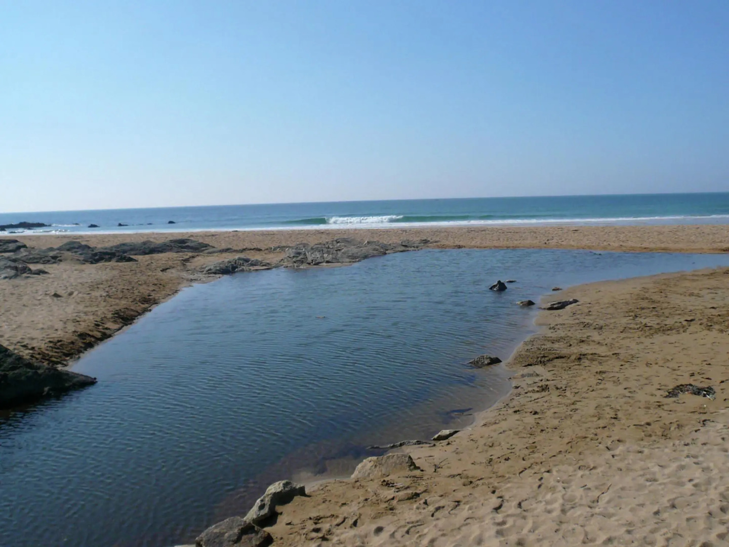 Apartment about 100 metres from the Atlantic Ocean to the south of Brittany.
