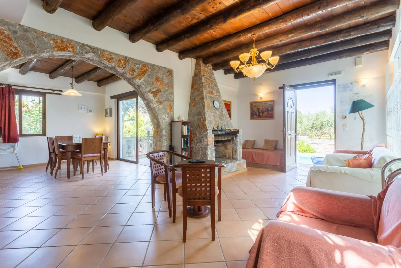 Villa Tzina Large Private Pool Walk to Beach A C Wifi Car Not Required - 1604