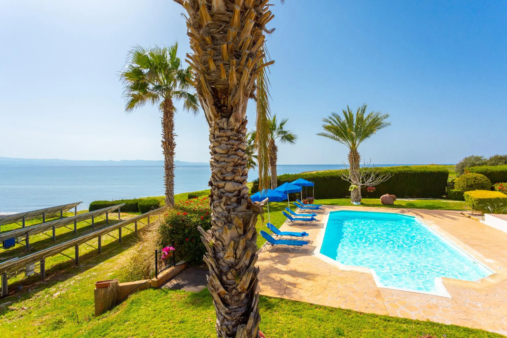 Villa Pelagos Large Private Pool Walk to Beach Sea Views A C Wifi - 2429