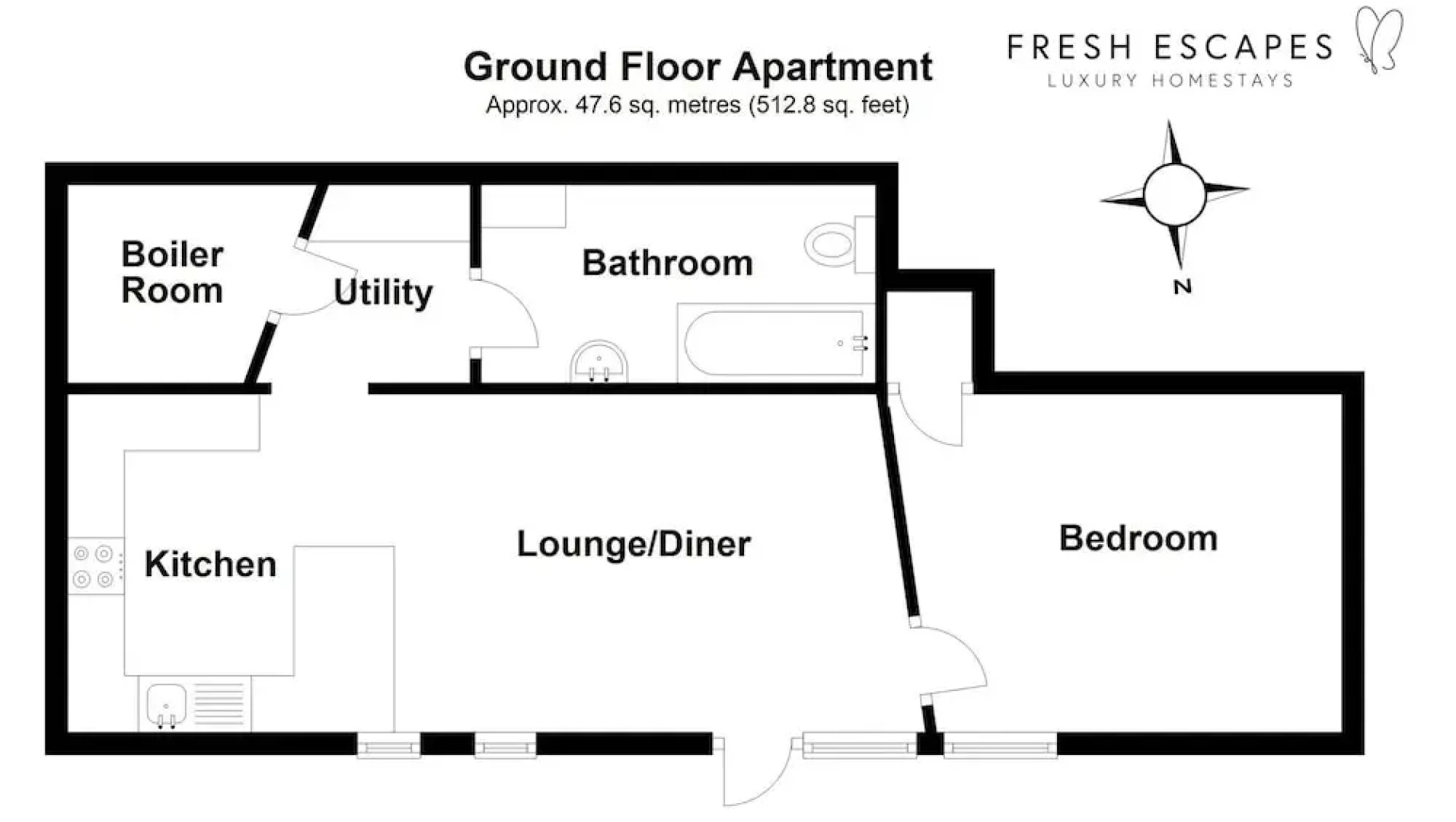 Swallows End in Lower Ashton