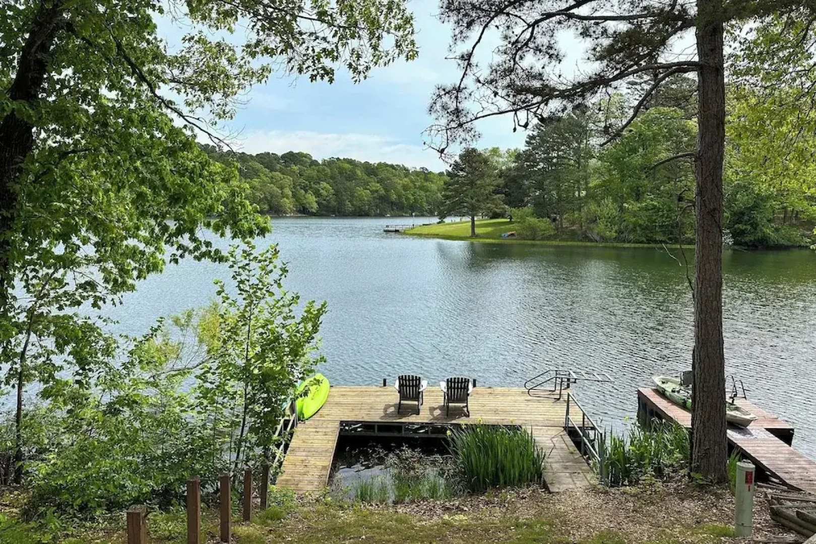 Lakefront & Trailside Escape w/ Private Dock +deck