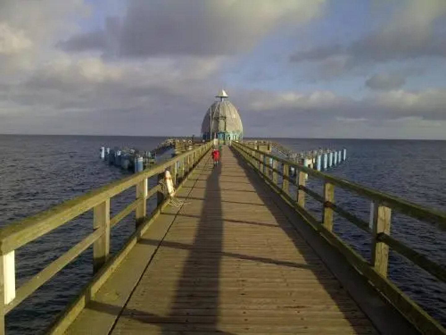 Ferienhaus Boddenkiek mit Wasserblick in Seedorf