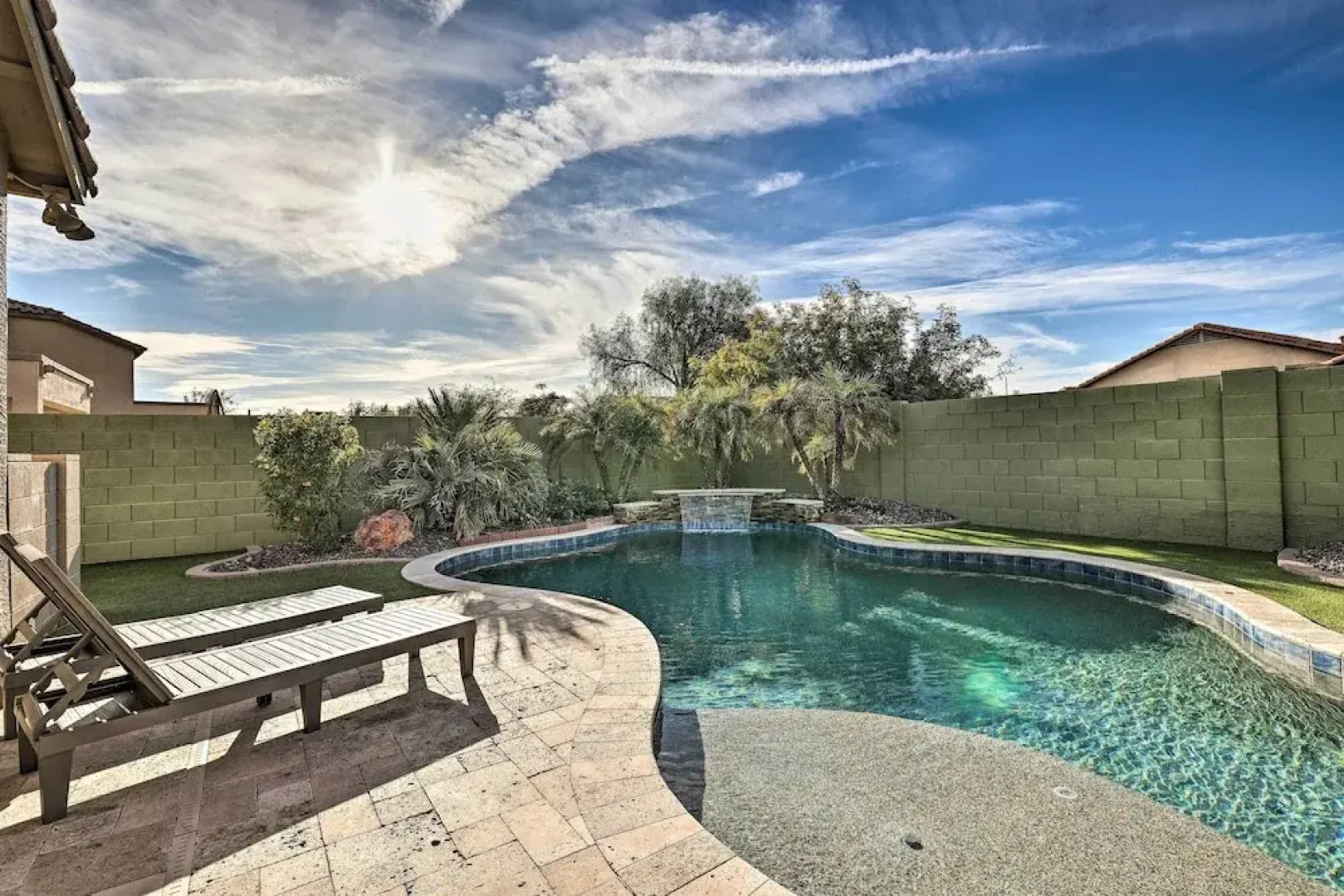 Sun-dappled Goodyear Home: Fire Pit, Pool, Patio