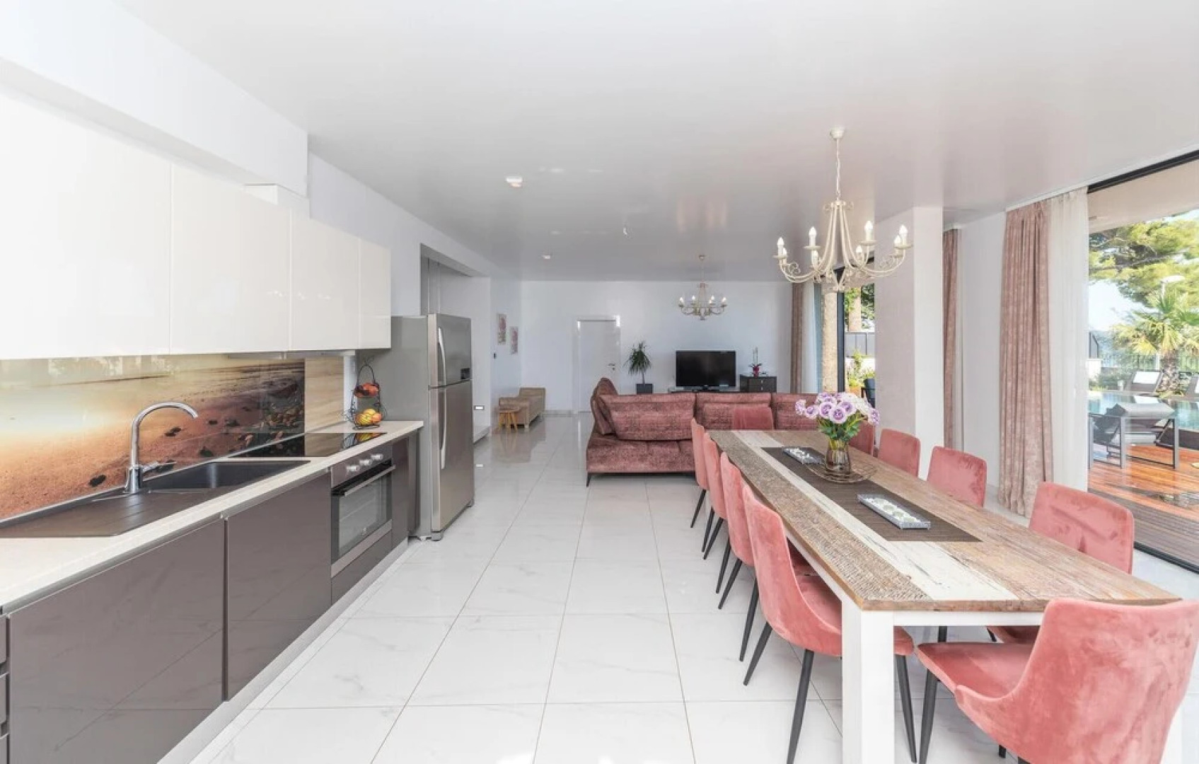 Beautiful Home in Kastel Stari with Hot Tub, Sauna & Outdoor Swimming Pool