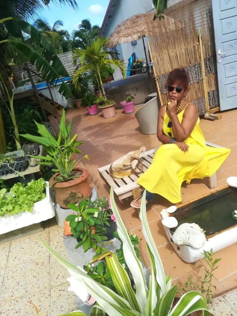 Bungalow With one Bedroom in Sainte-rose, With Private Pool, Enclosed Garden and Wifi - 4 km From the Beach