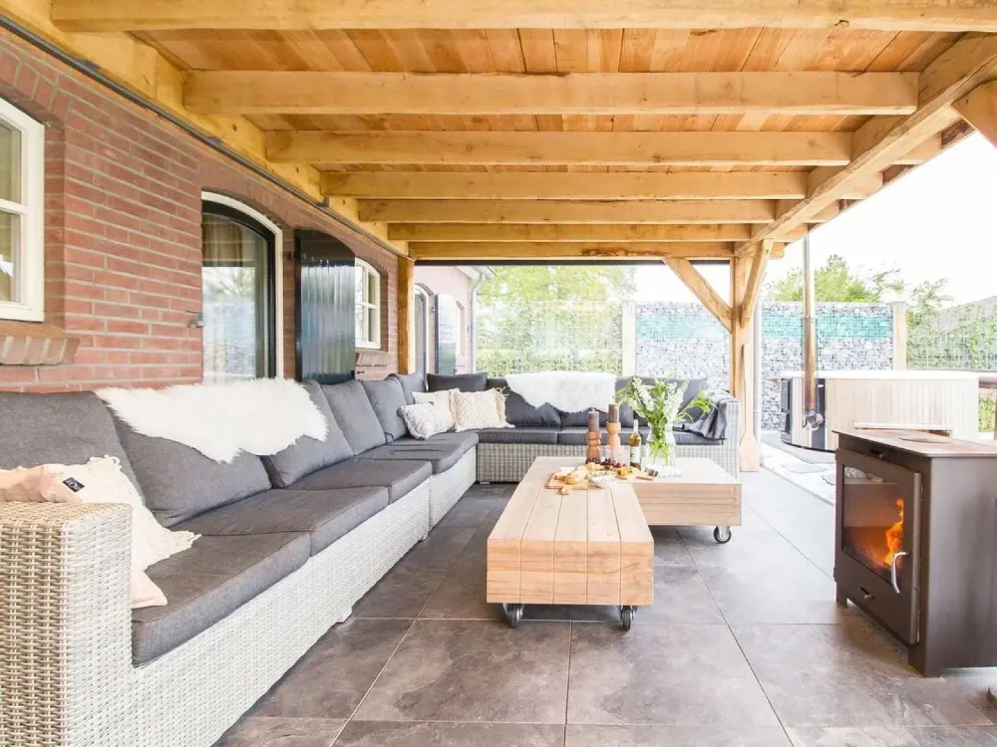 Beautiful Holiday Farm in Holten With hot tub and Sauna