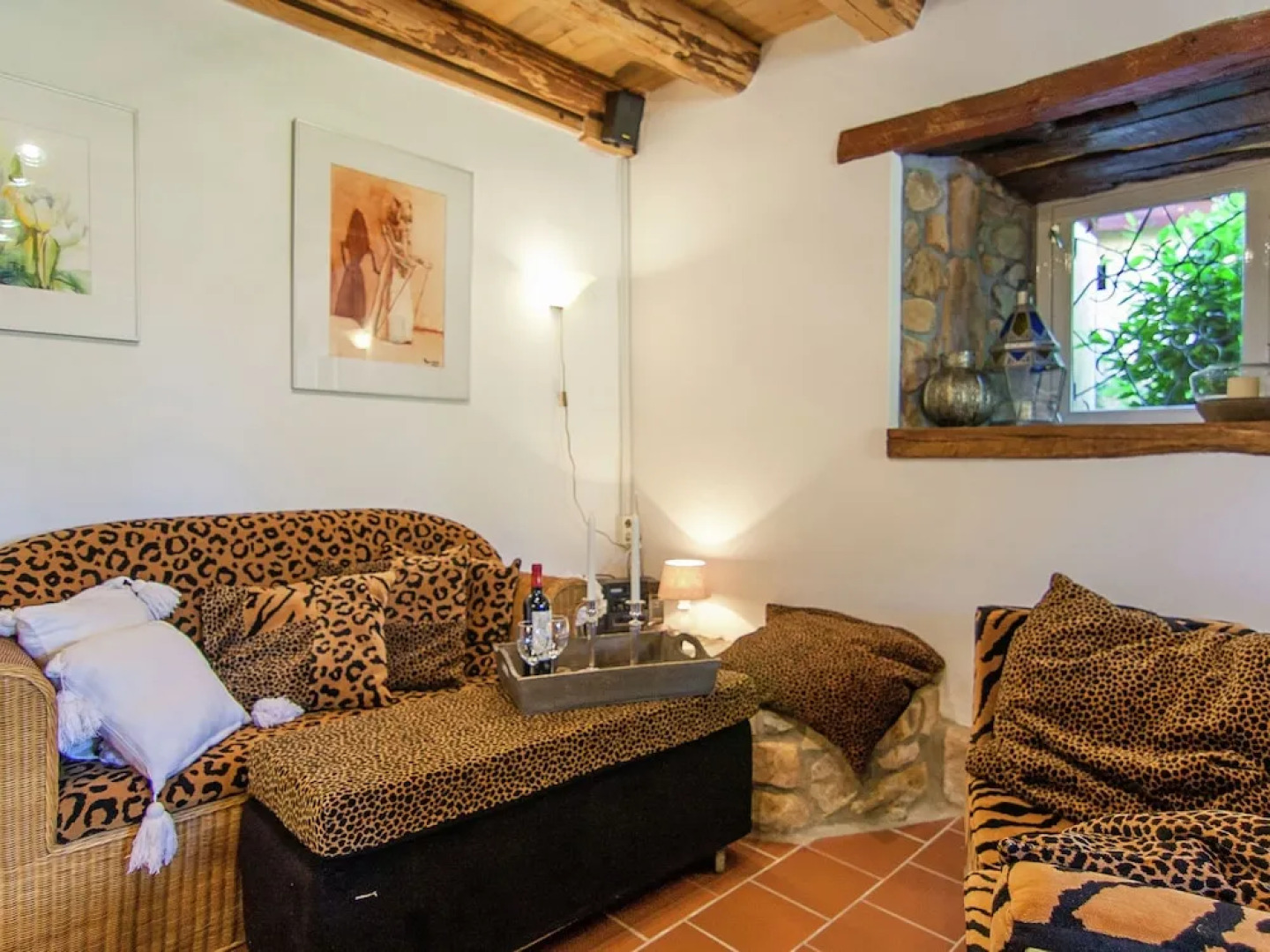 Detached, Romantic Cottage With Communal Swimming Pool, Terraces and Large Garden