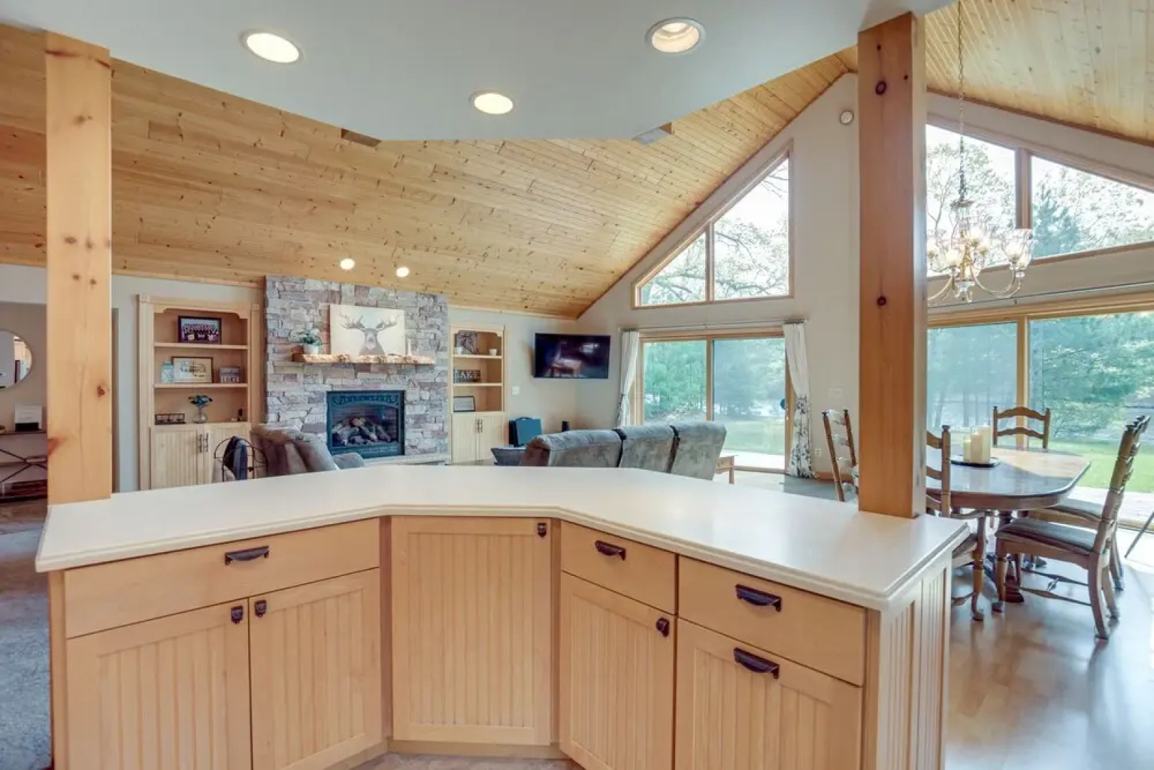 Lakefront Eagle River Vacation Rental w/ Boat Dock