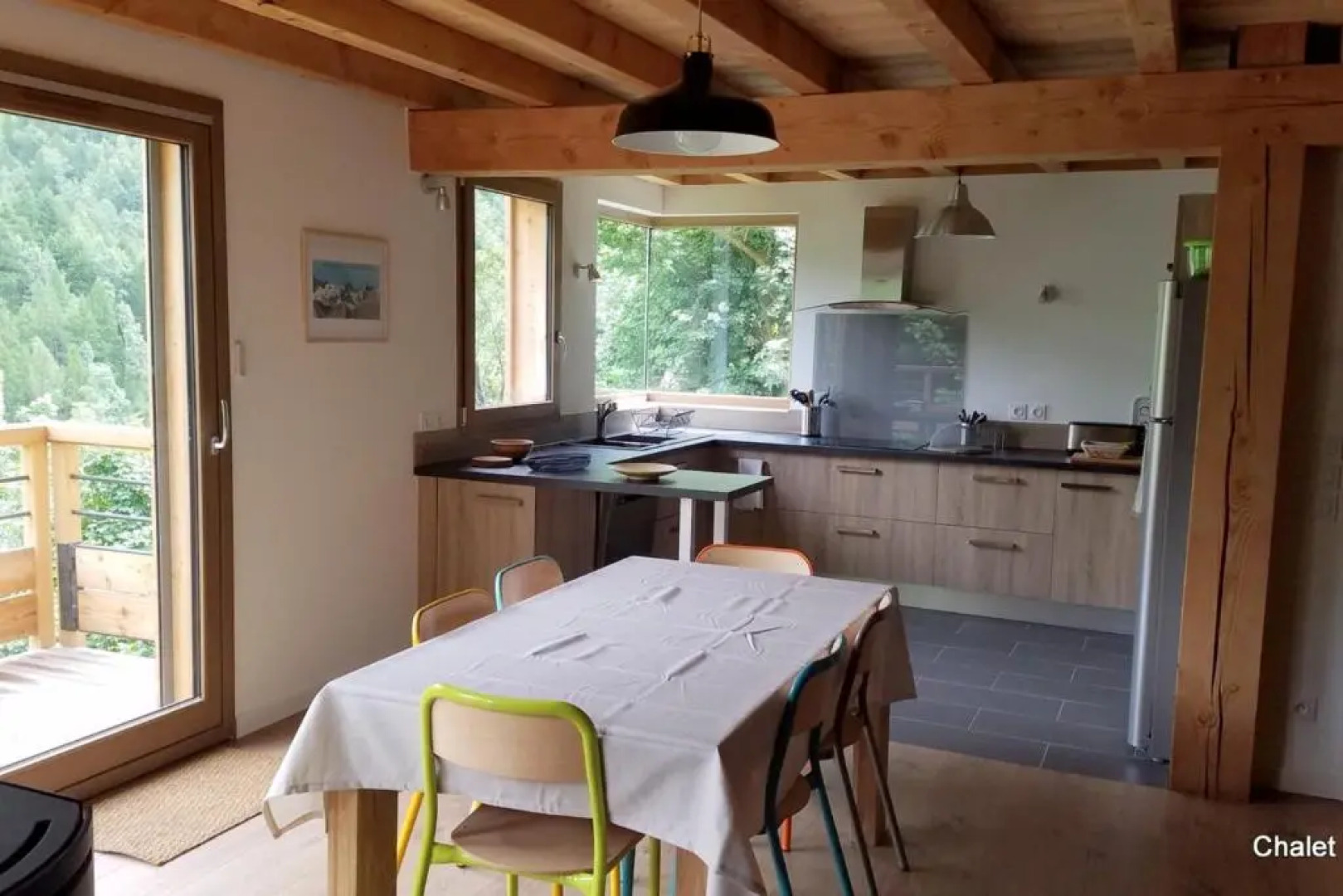 Chalet l'ecrin - New Chalet 6 pers with panoramic view of the Meije