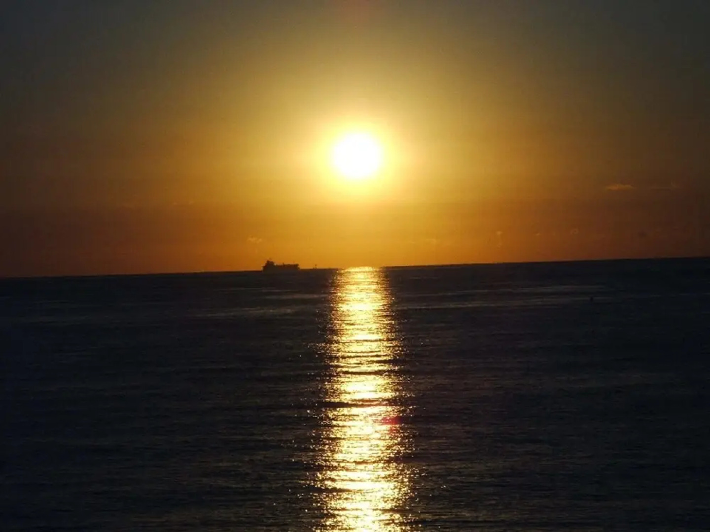 Views of Moreton Island from balcony at Beachside Haven Rickman Pde, Woorim