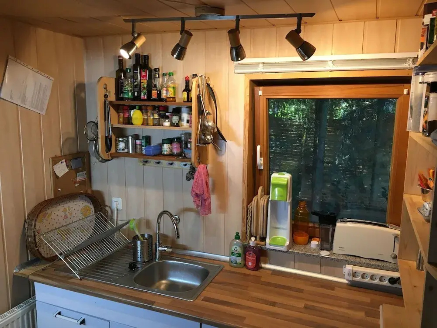 Ferienhaus Mirow-Lärz - Kamin Wald Ruhe