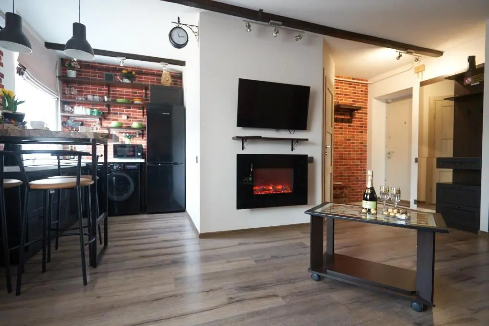 Apartment on Pobeda 4 with sauna