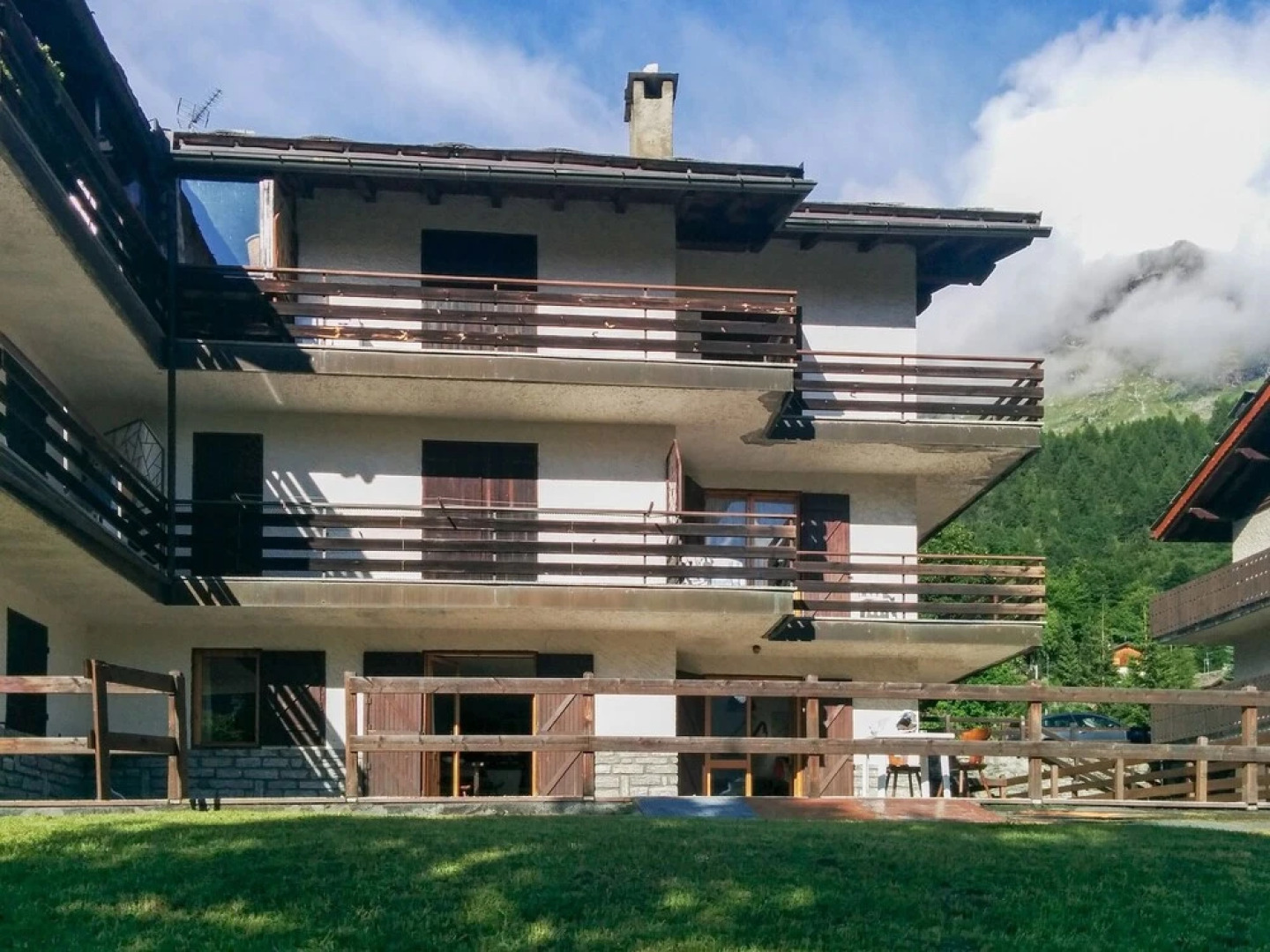 Apartment in Valtournenche, Italy, With Terrace and Stunning Mountain
