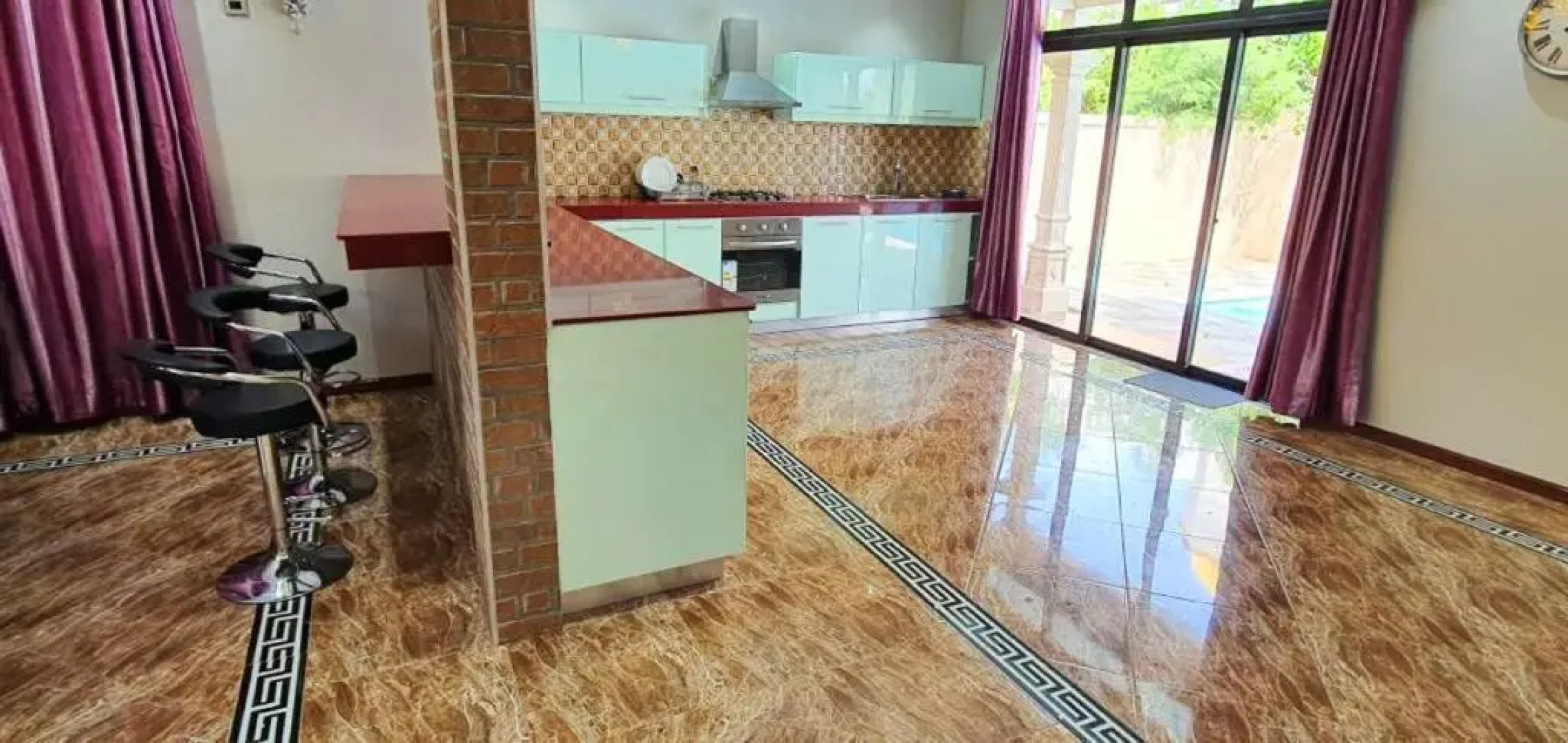 4 bedrooms villa with private pool enclosed garden and wifi at Pointe aux Piments 1 km away from the beach