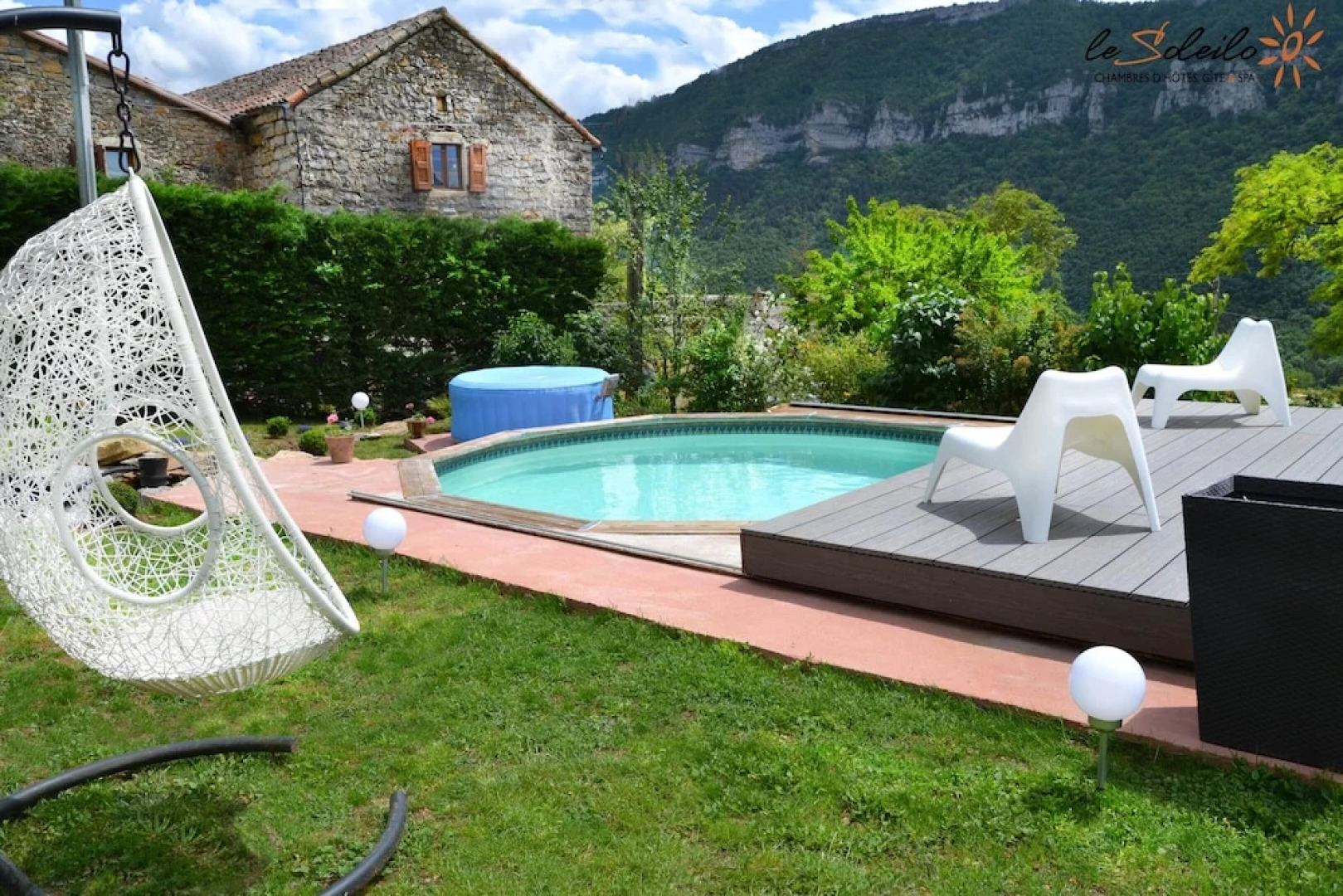 House With one Bedroom in Mostuéjouls, With Pool Access, Enclosed Gard
