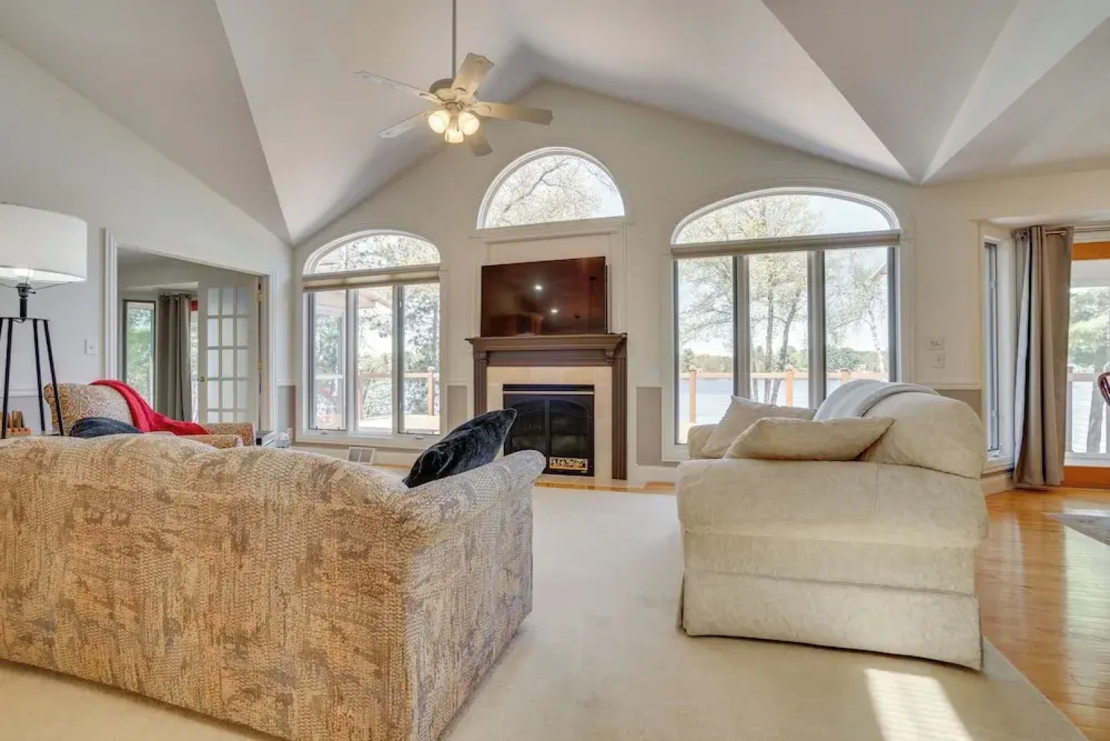 Spacious Lakefront New Auburn Home w/ Sunroom