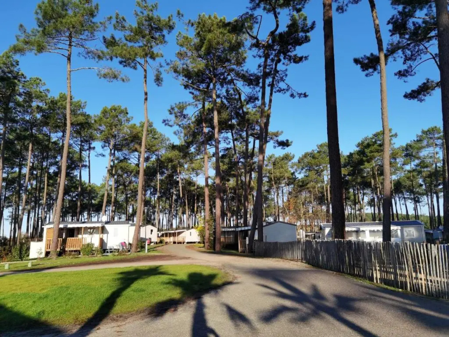 Bungalow de 2 chambres avec piscine partagee jardin amenage et wifi a Saint Julien en Born a 4 km de la plage