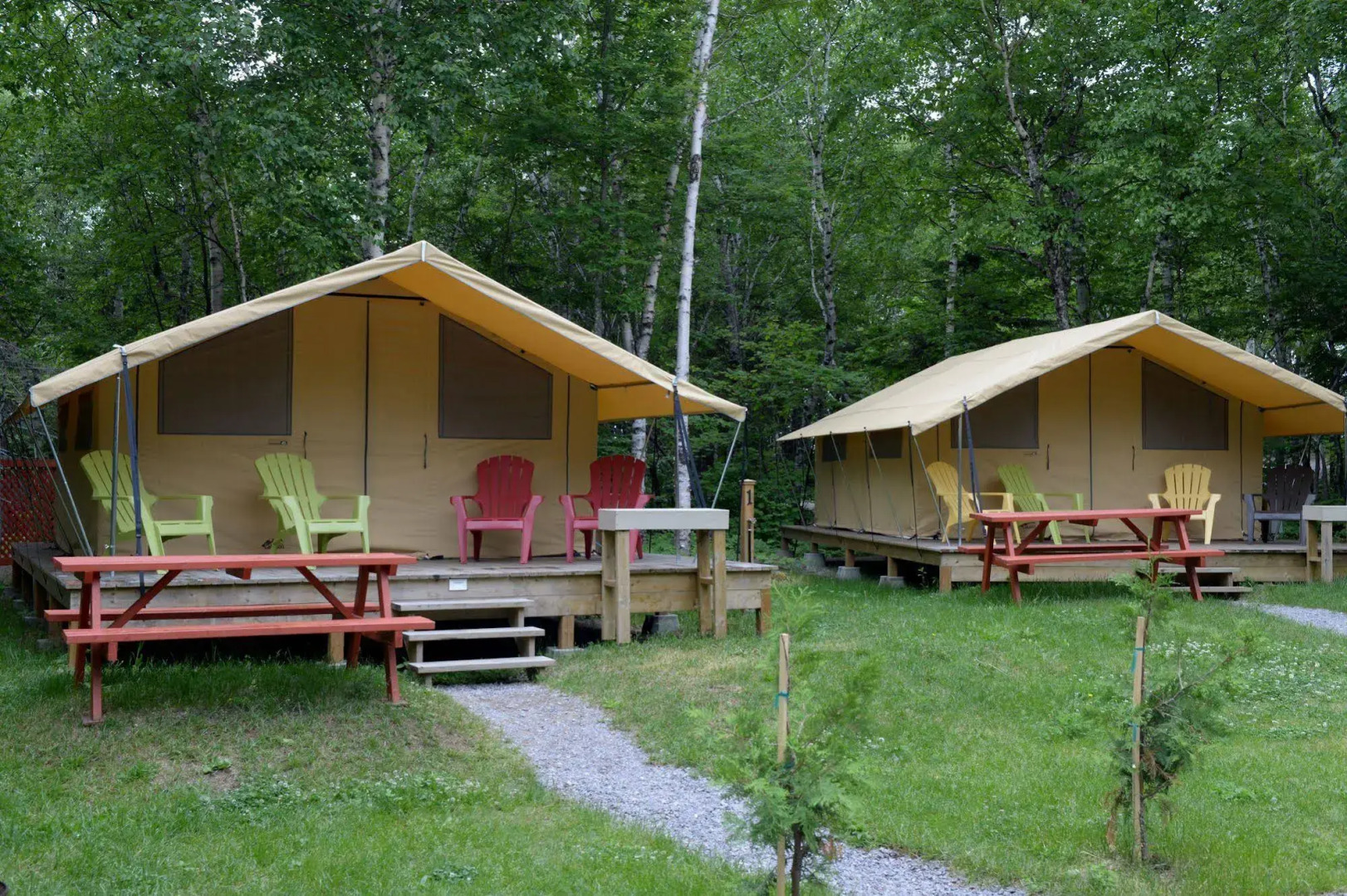 Les Prets a Camper du Camping Tadoussac