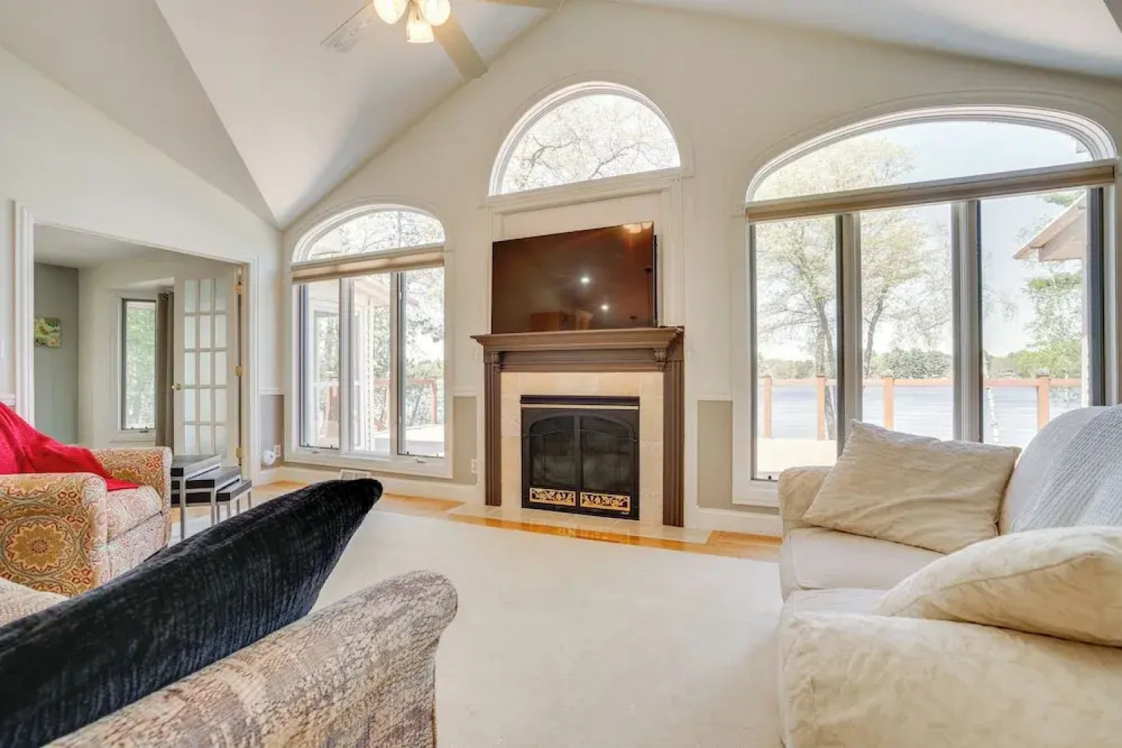 Spacious Lakefront New Auburn Home w/ Sunroom
