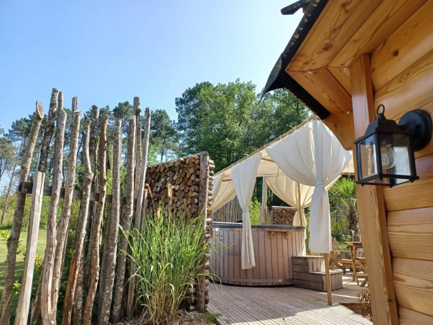 Cabane Spa belle étoile