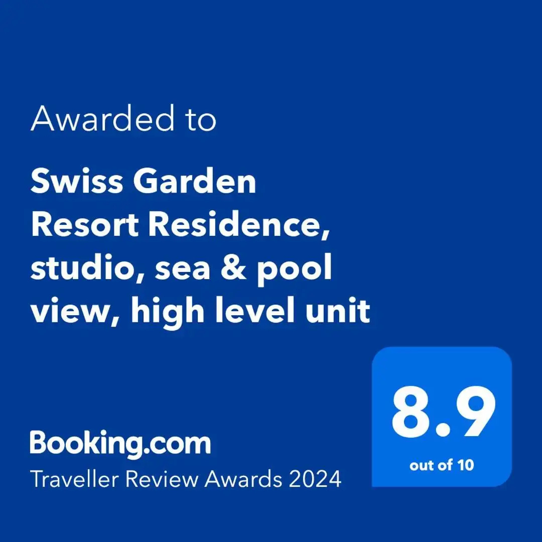 Swiss Garden Resort Residence, studio, sea & pool view, high level unit