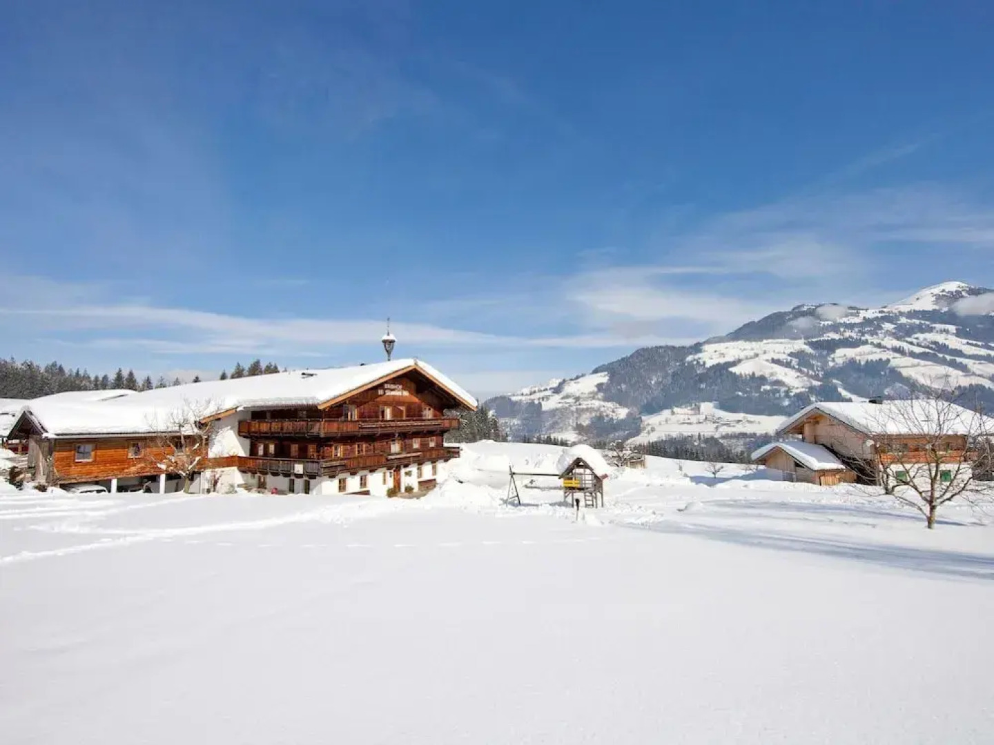 Wooden Apartment With Mountain View
