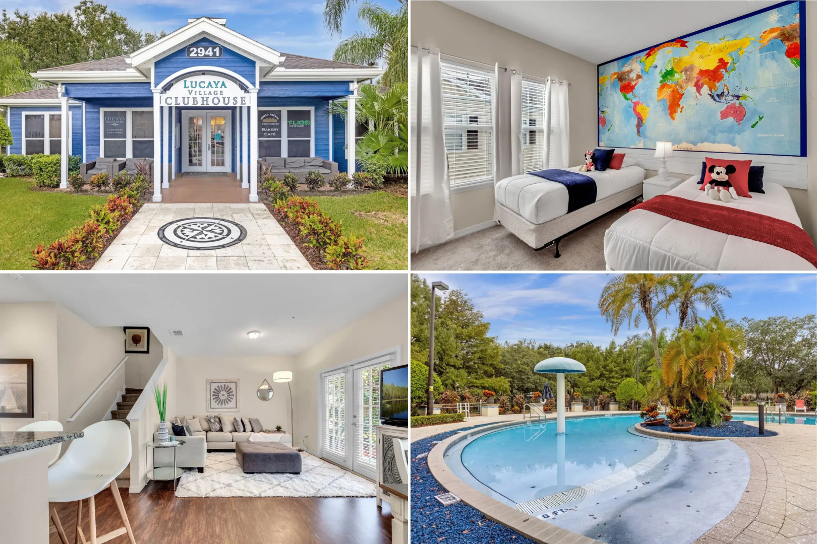 4 Bedrooms / 3 Bathrooms / Lucaya Village (15-101), Kissimmee, US