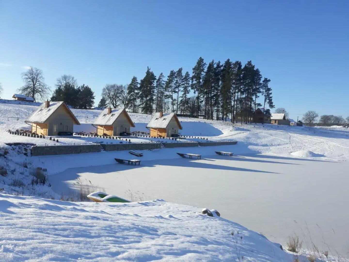Oaza Mazurska - Domek z kominkiem