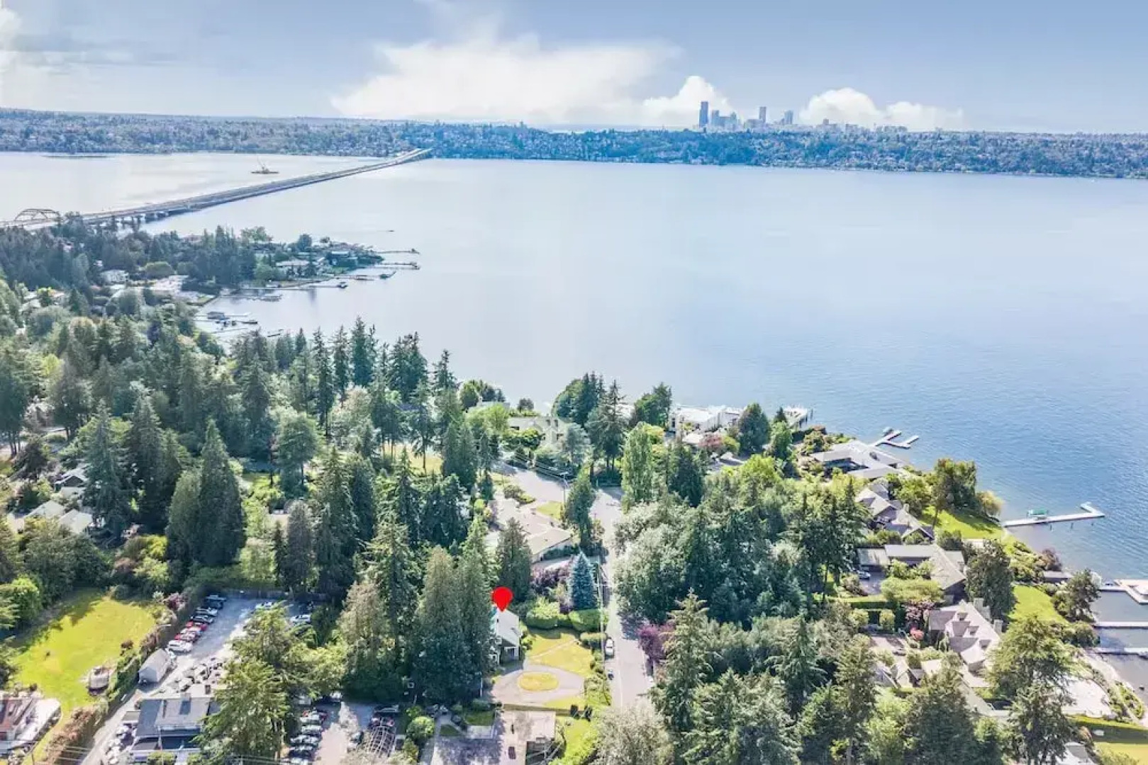 Private park in a cozy home next to I-90 huge yard