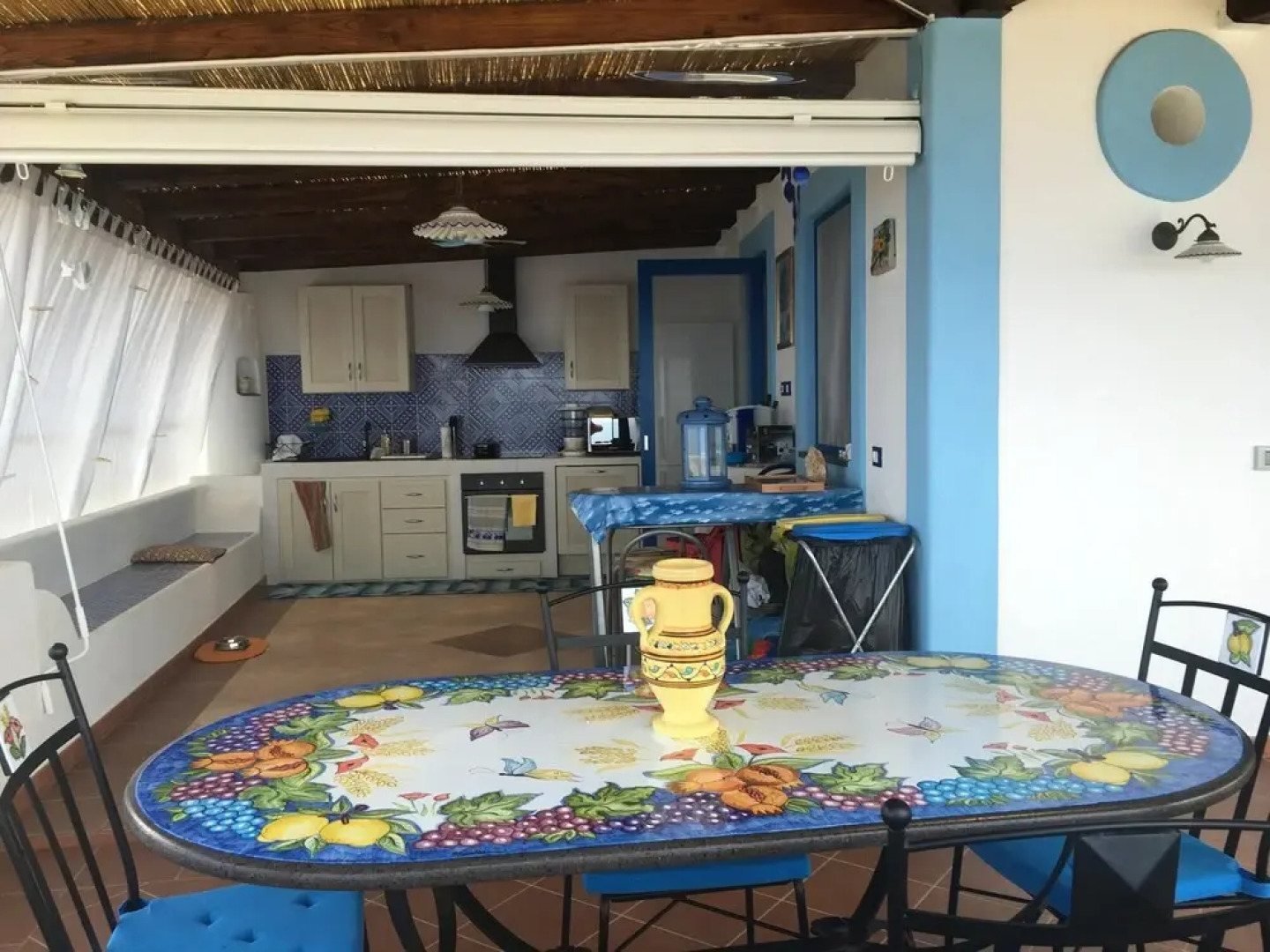 House With 2 Bedrooms in Malfa, With Wonderful sea View, Enclosed Garden and Wifi