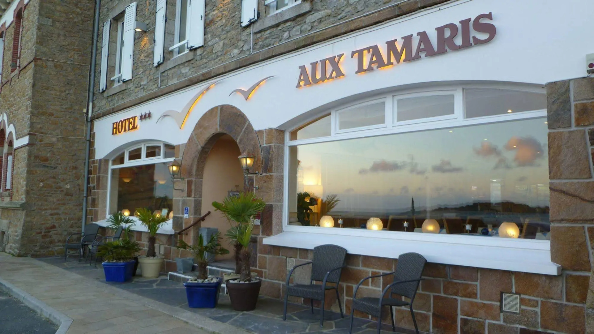 Hôtel Aux Tamaris - Vue Mer