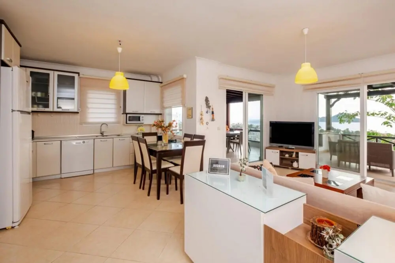 Cozy Flat With Sea View and Shared Pool in Bodrum