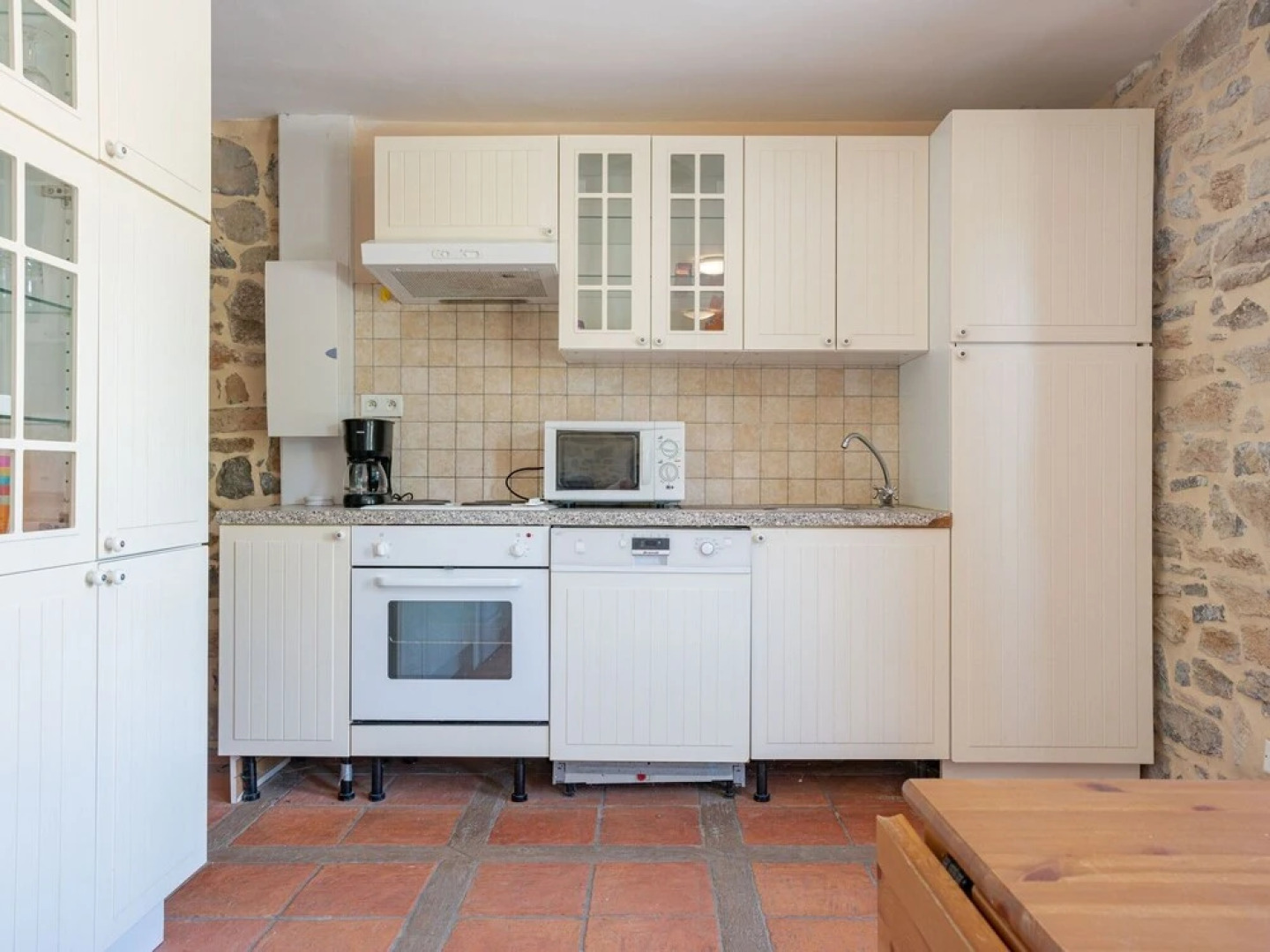 3 Cottages Around a Swimming Pool in a Small Village