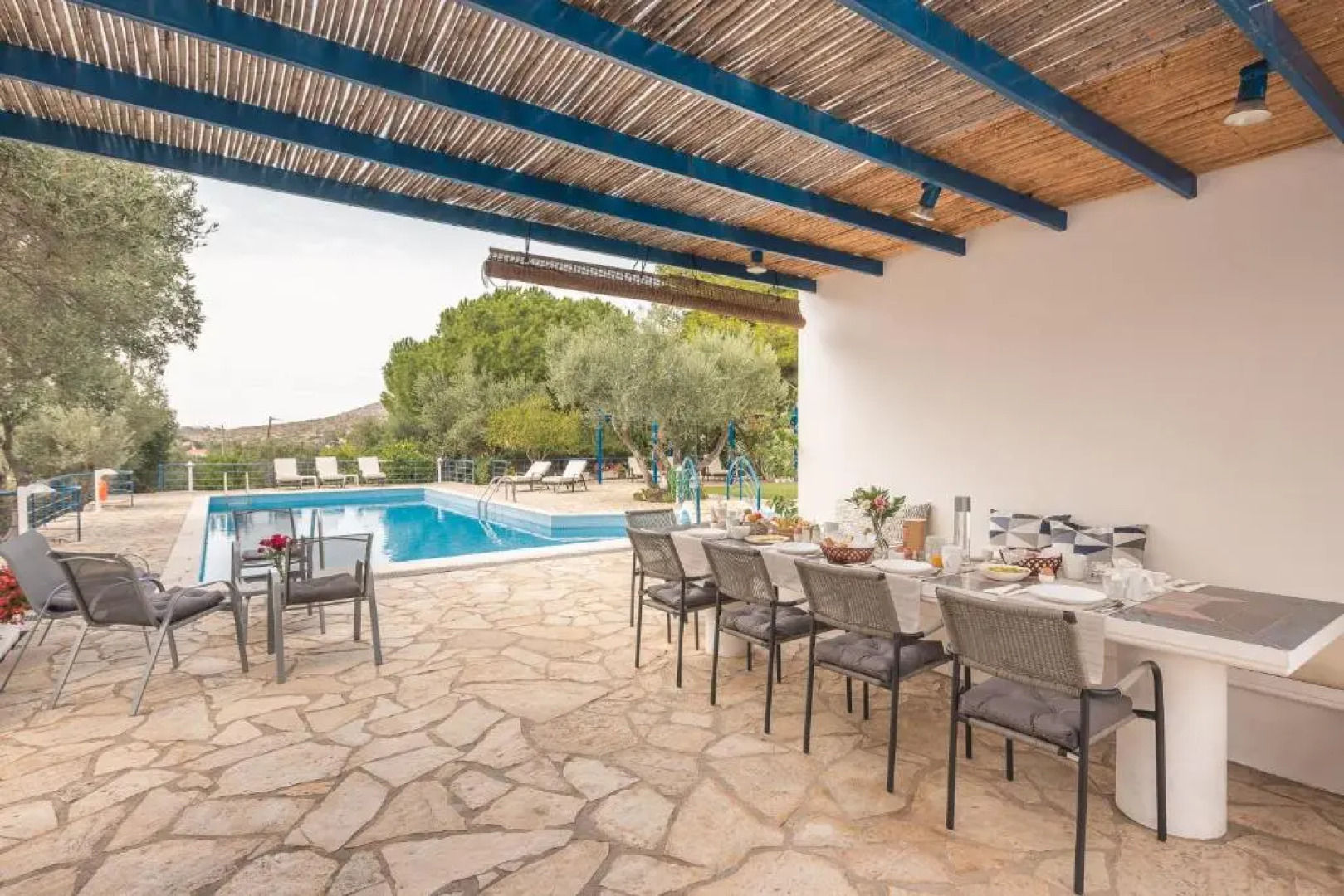Summer Villa Pasiphae Private Pool - BBQ -Beach 2min