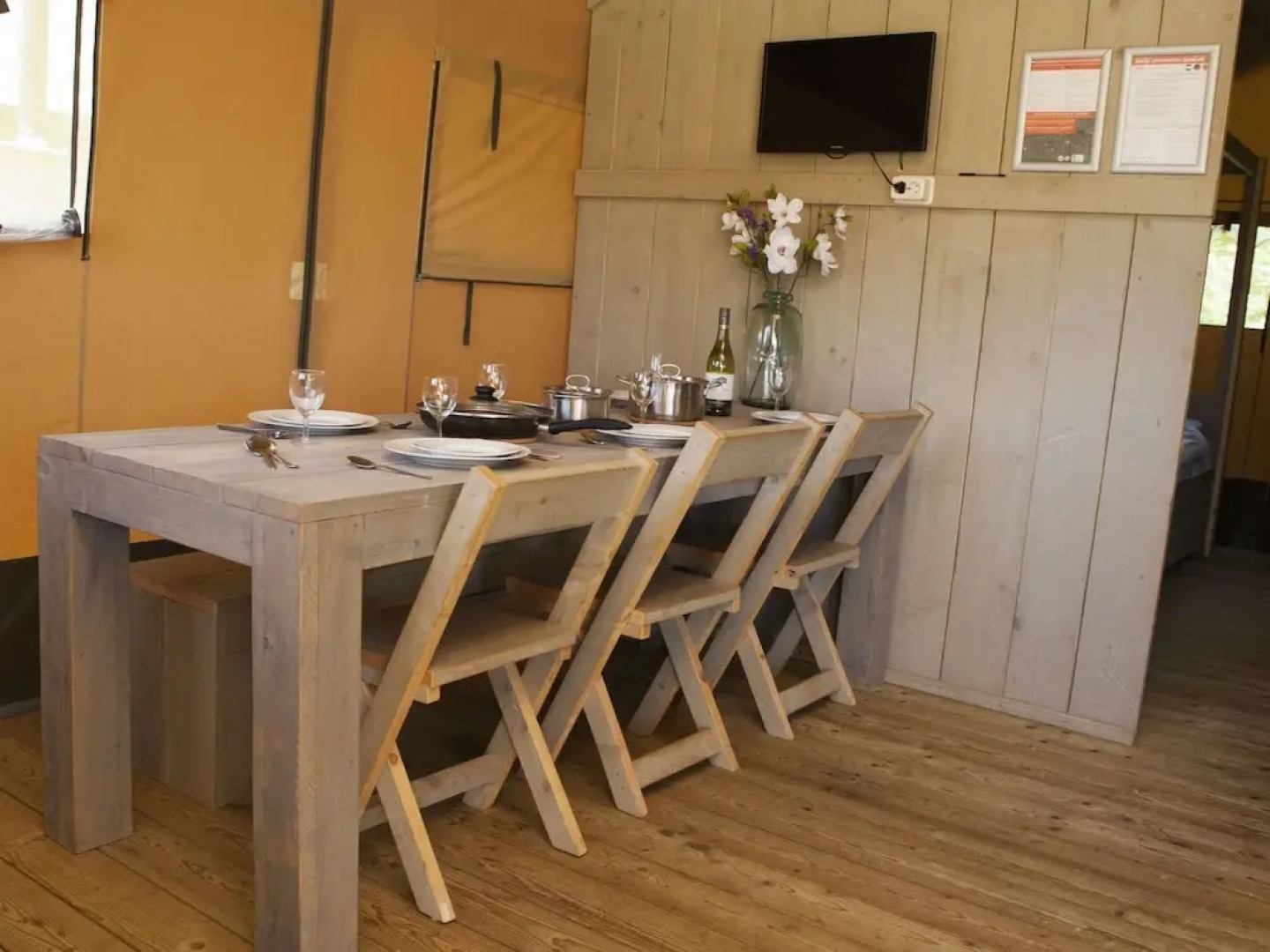 Comfortably Furnished Tent Lodge with Stove near Veluwe