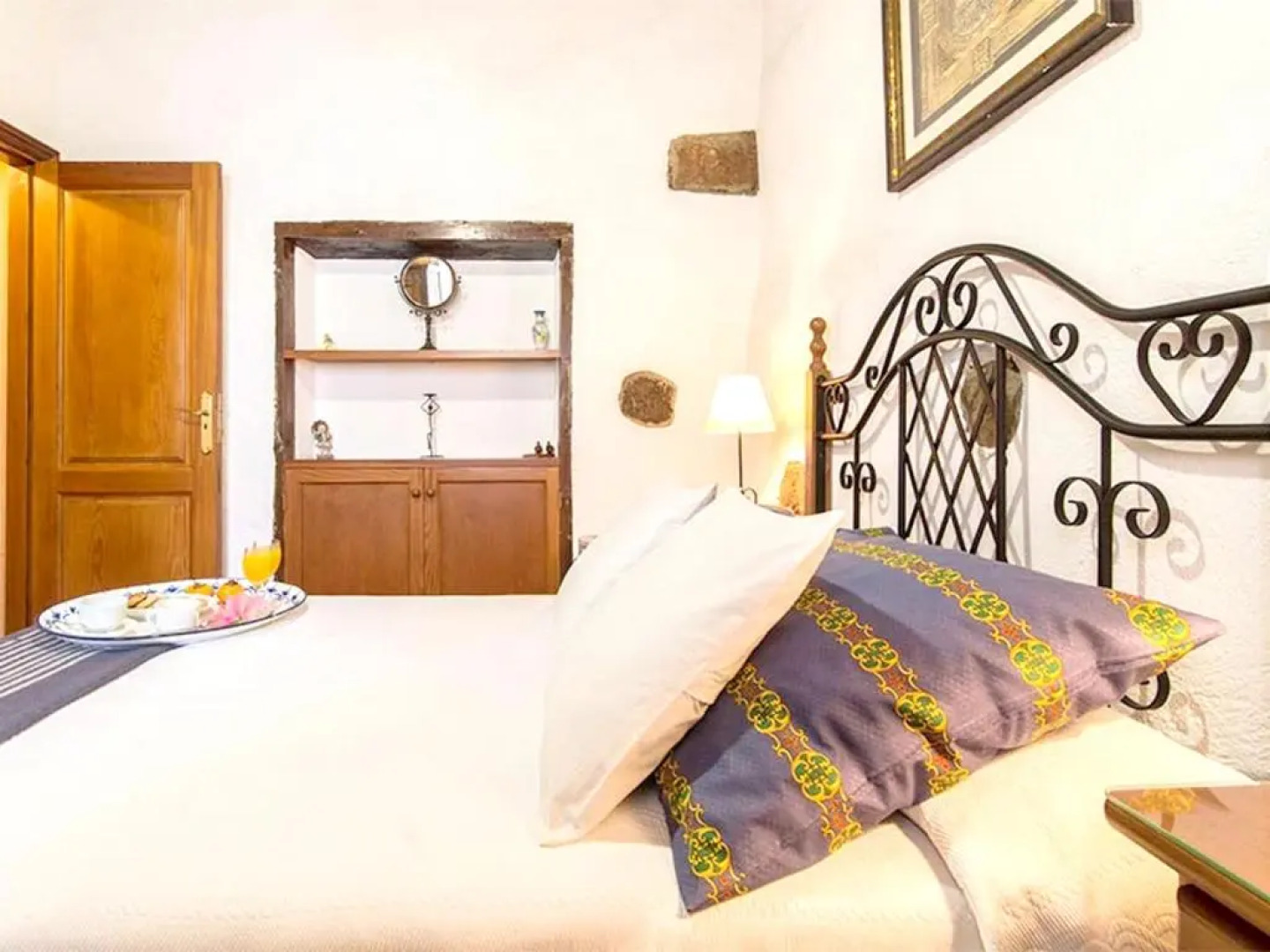 House with 2 bedrooms in San Cristobal de La Laguna with wonderful sea view shared pool enclosed garden 3 km from the beach