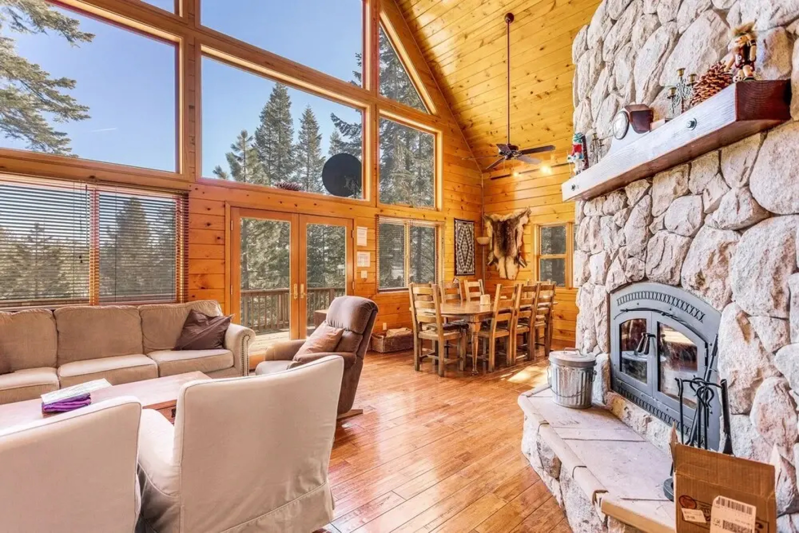 Rustic Custom Built Cabin w/ Hot Tub & Sauna SK#33 by Bear Valley Vacation Rentals