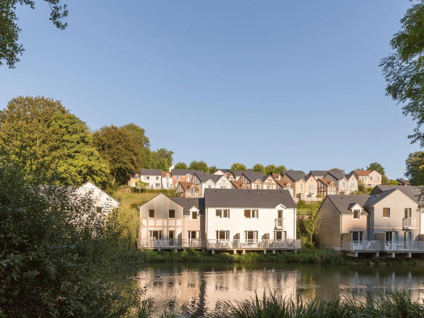 Apartment in Branville with balcony or terrace