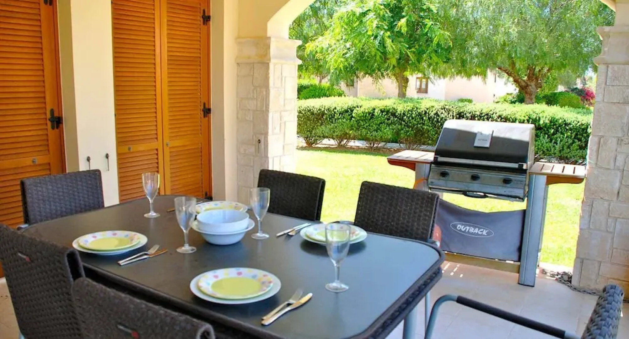 Fantastic 3 bedroom pool side ground floor apartment 'BE01'; communal pool and resort facilities, Theseus Village on Aphrodite Hills Resort