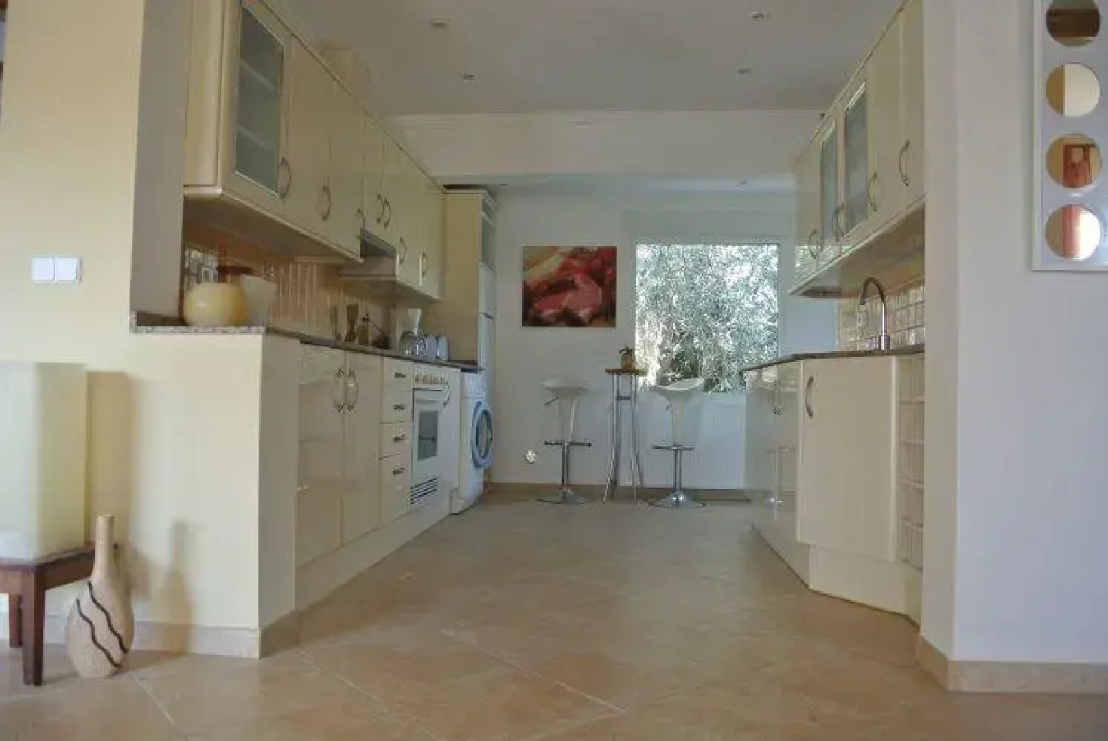 Strandnahes Palmenhaus