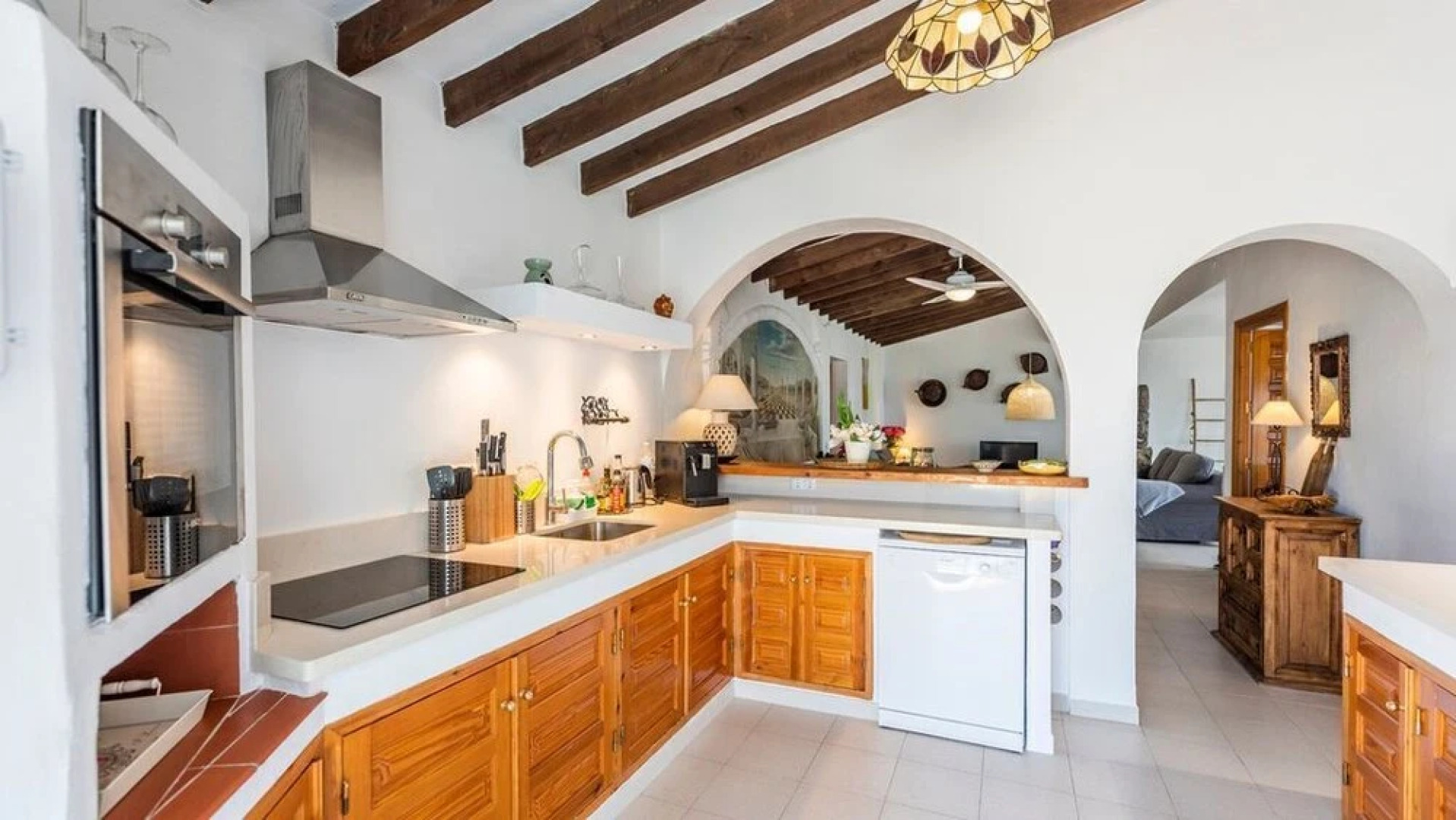 Casa Rural Cómpeta Piscina Barbacoa y Vista