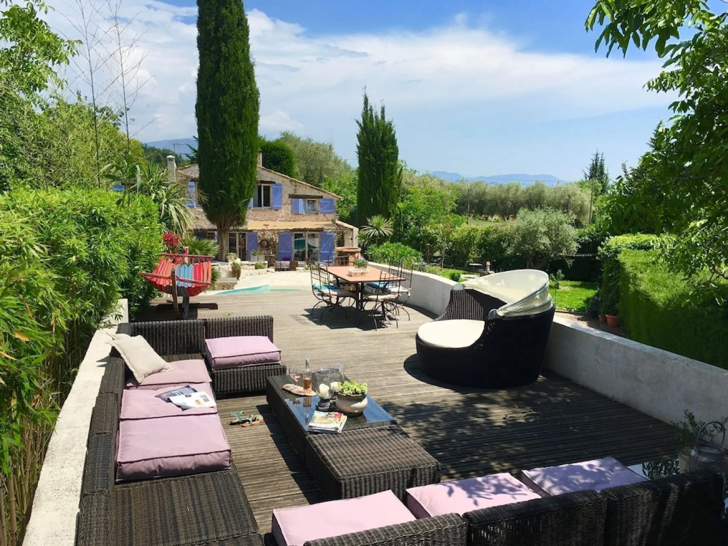 Stone Villa in Saint-jeannet With Roofed Terrace and Garden