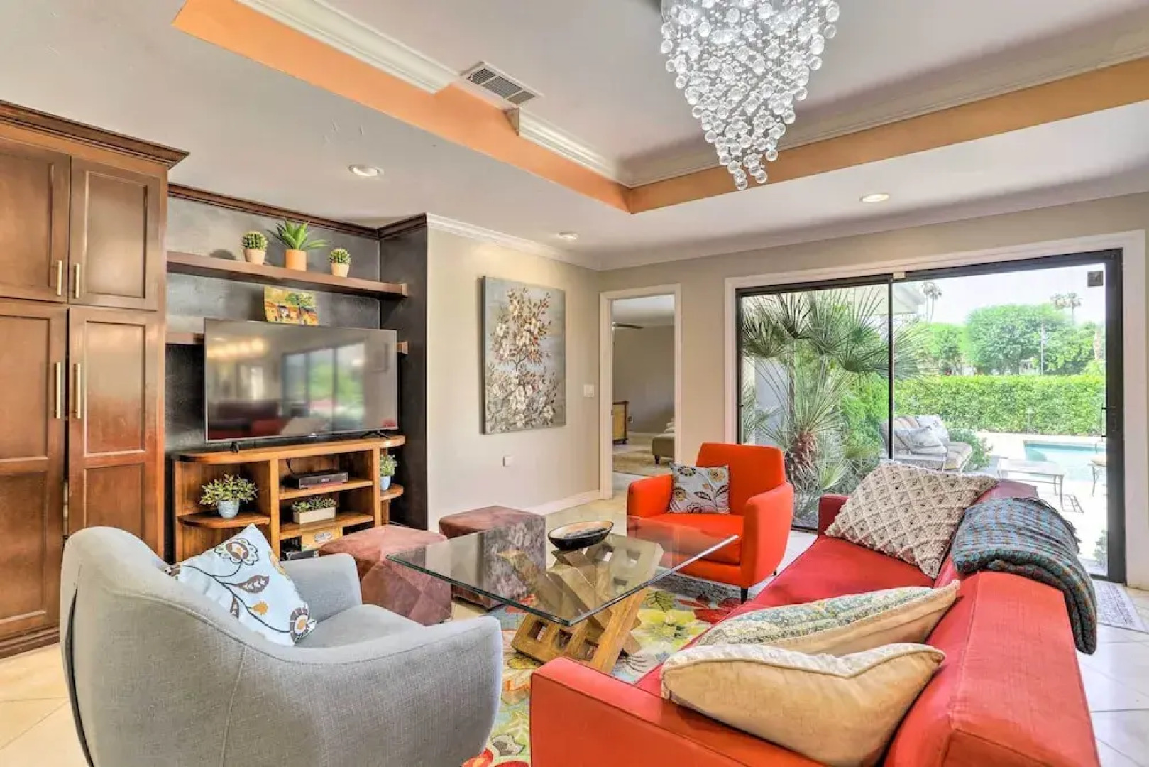 Pool, Grill & Game Room: Bermuda Dunes Oasis