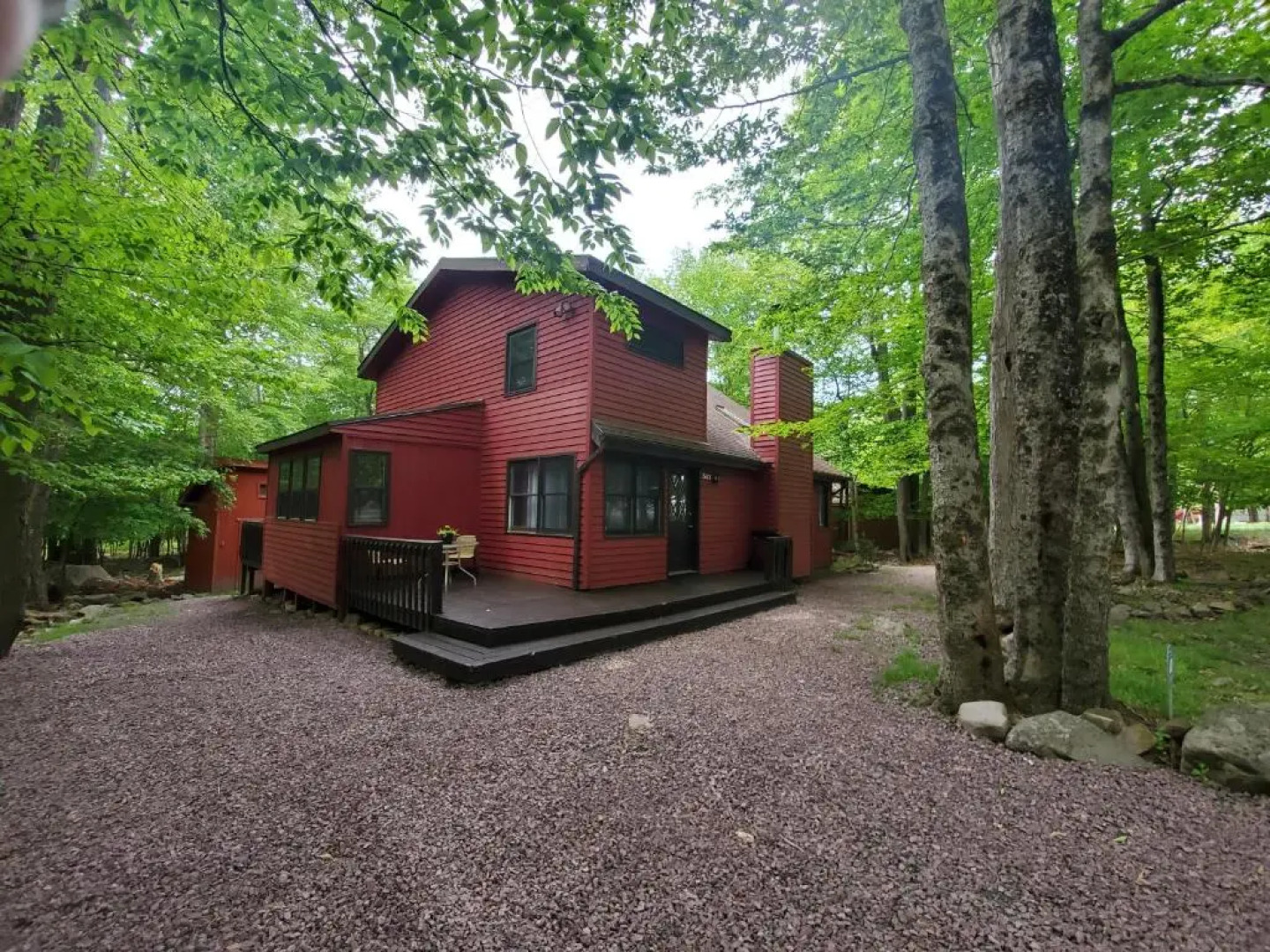 Chalet renovated Near Casino, Camelback , Kalahari water park Mount Pocono