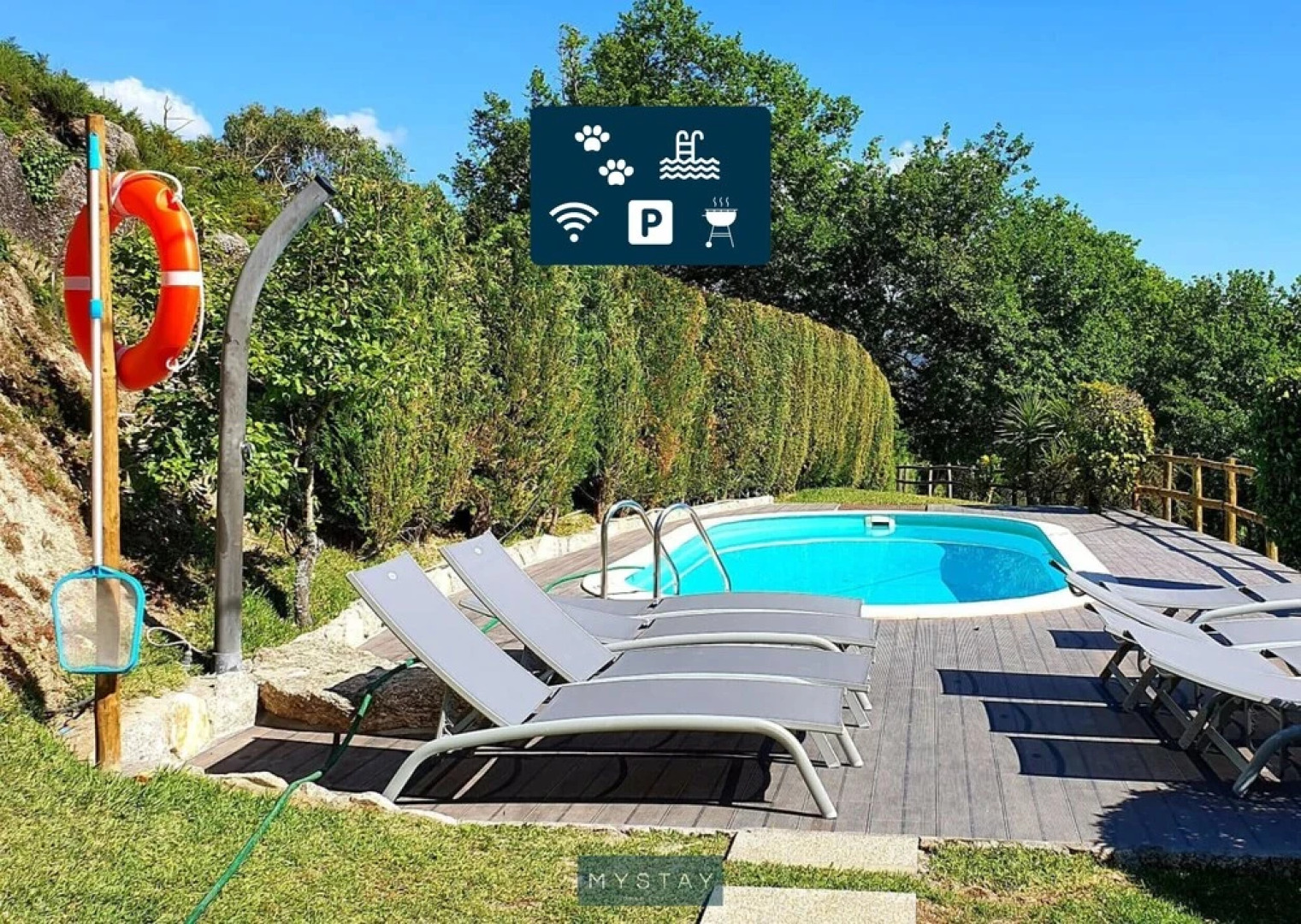 Casa Rústica com Piscina, Gerês Mystay