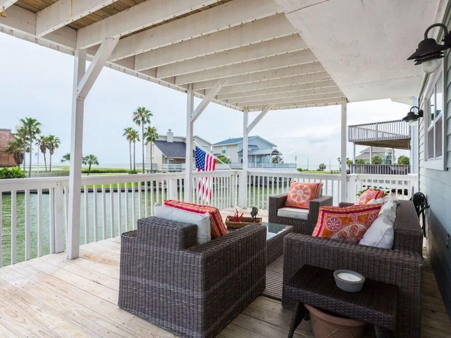 Galveston Canal House with Pool by RedAwning